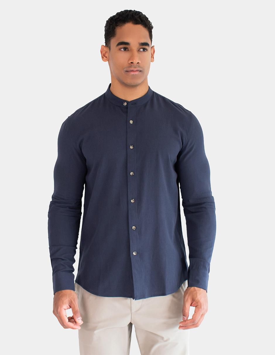 Camisa casual manga larga para hombre Camisa casual manga larga para hombre