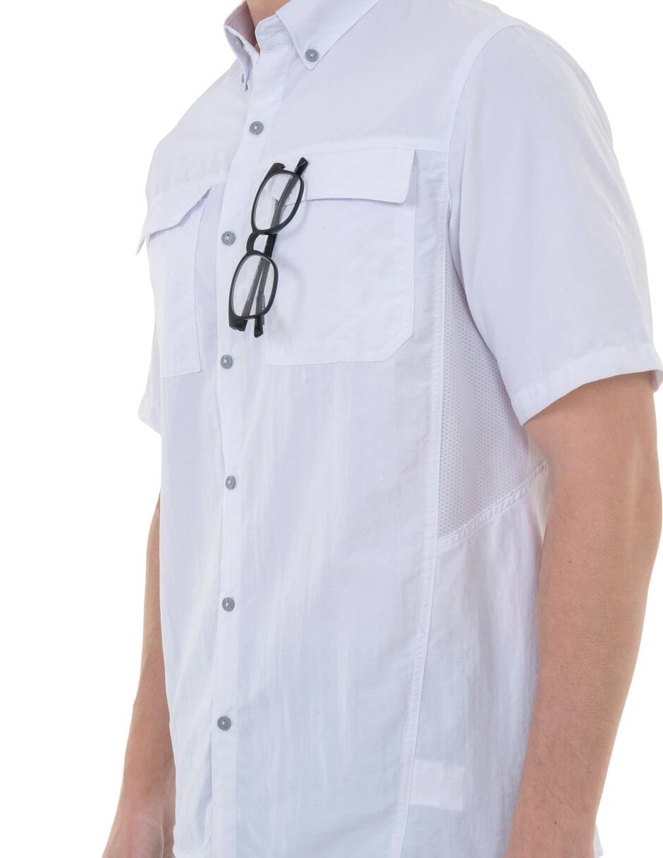 Camisa casual manga corta para hombre 4