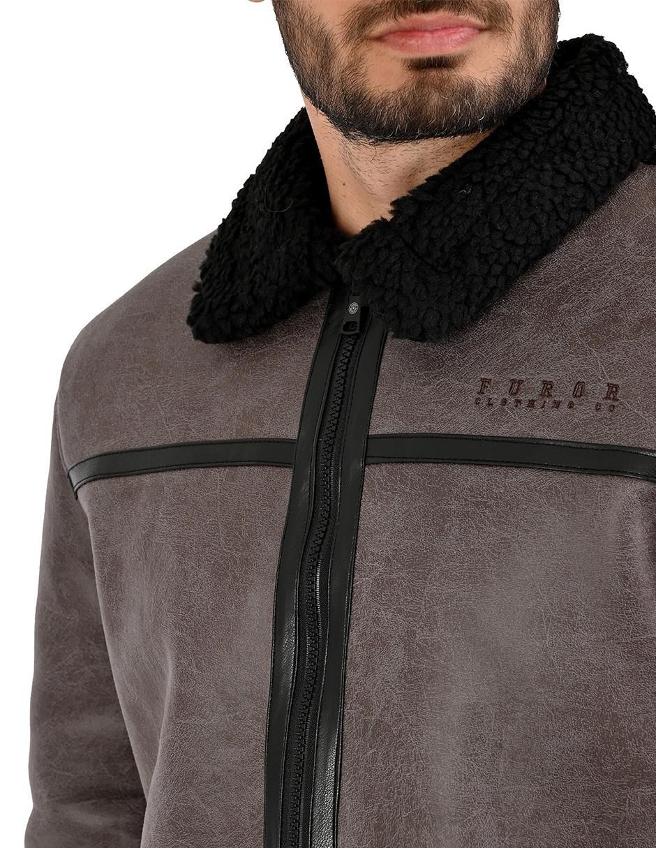 Chamarra casual con bolsillos para hombre 5