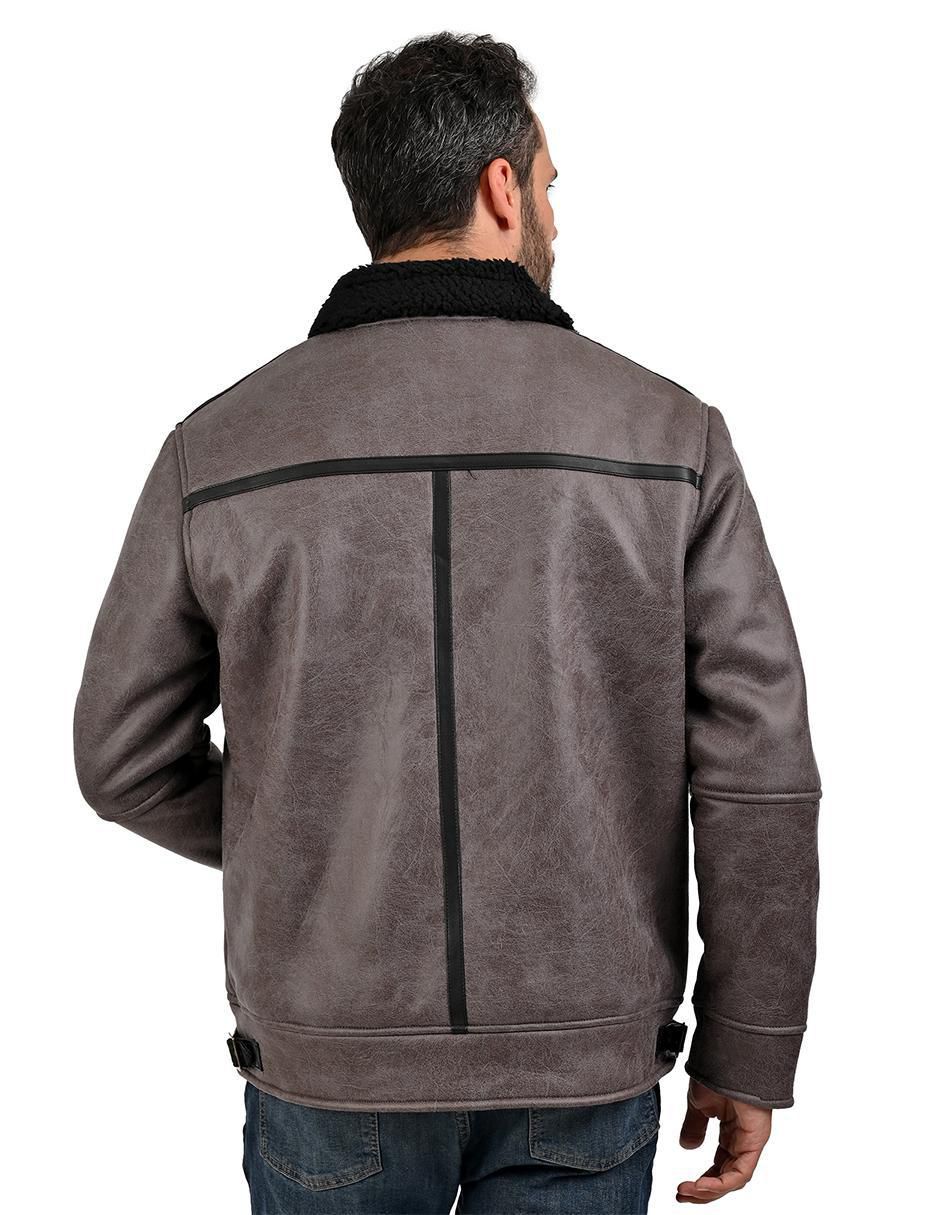 Chamarra casual con bolsillos para hombre 7