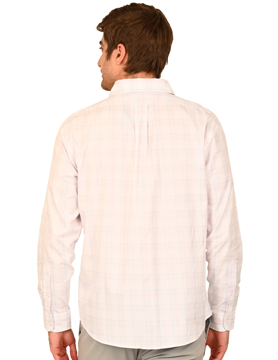 Camisa casual de algodón manga larga para hombre 3