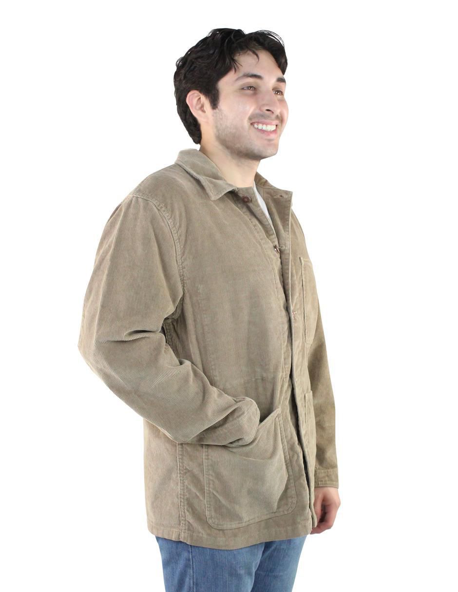 Chamarra casual con bolsillos para hombre 2