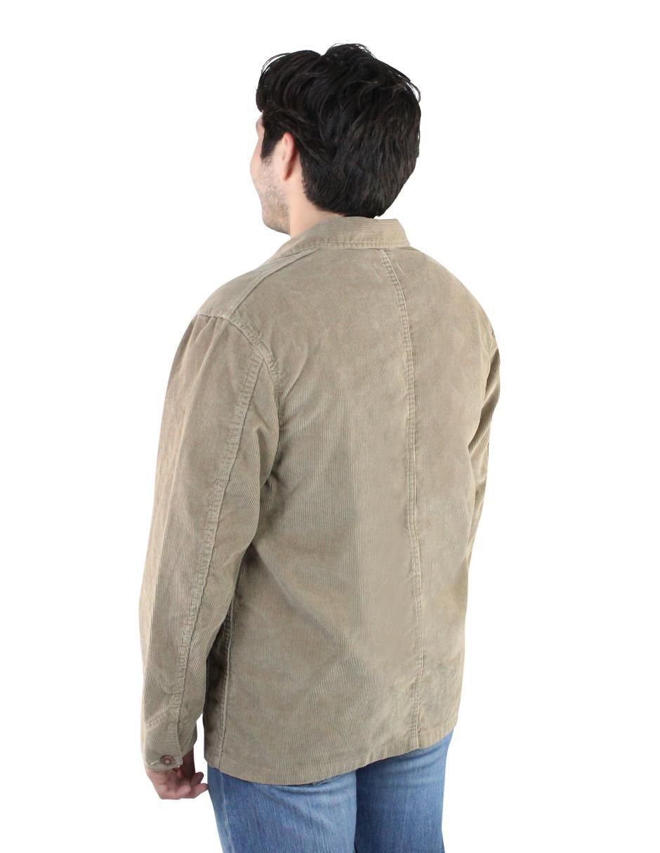Chamarra casual con bolsillos para hombre 5