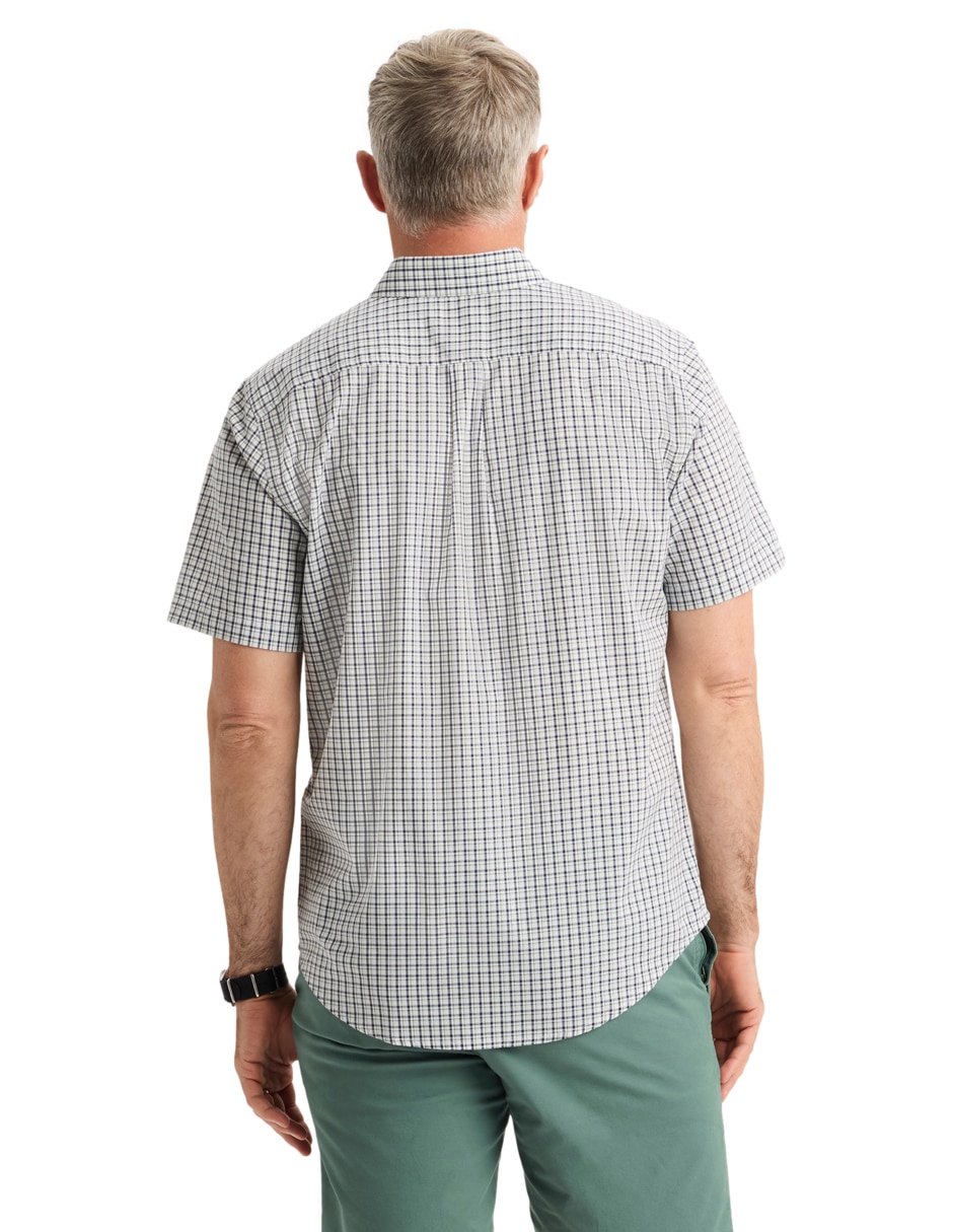 Camisa casual de algodón manga corta para hombre 2