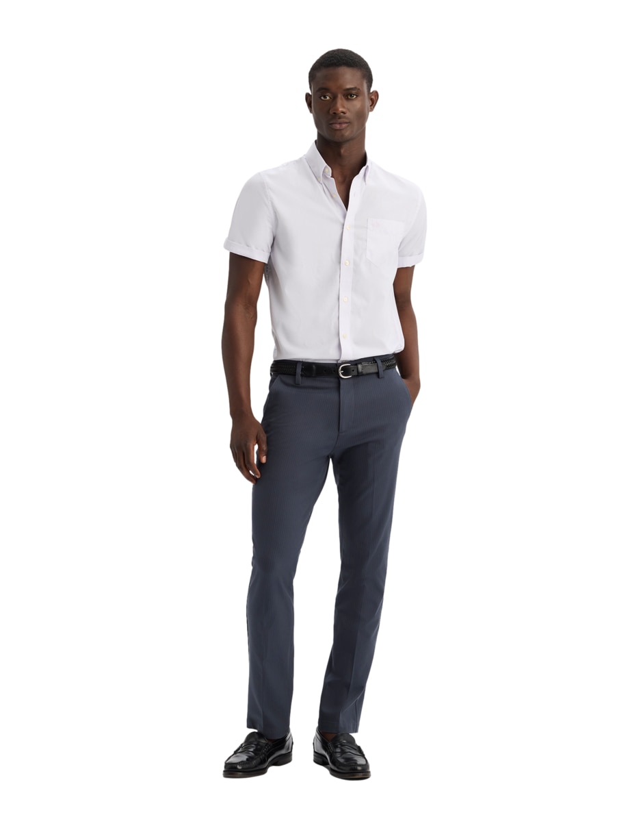 Camisa casual de algodón manga corta para hombre 5