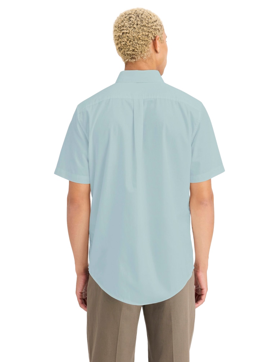 Camisa casual de algodón manga corta para hombre 3