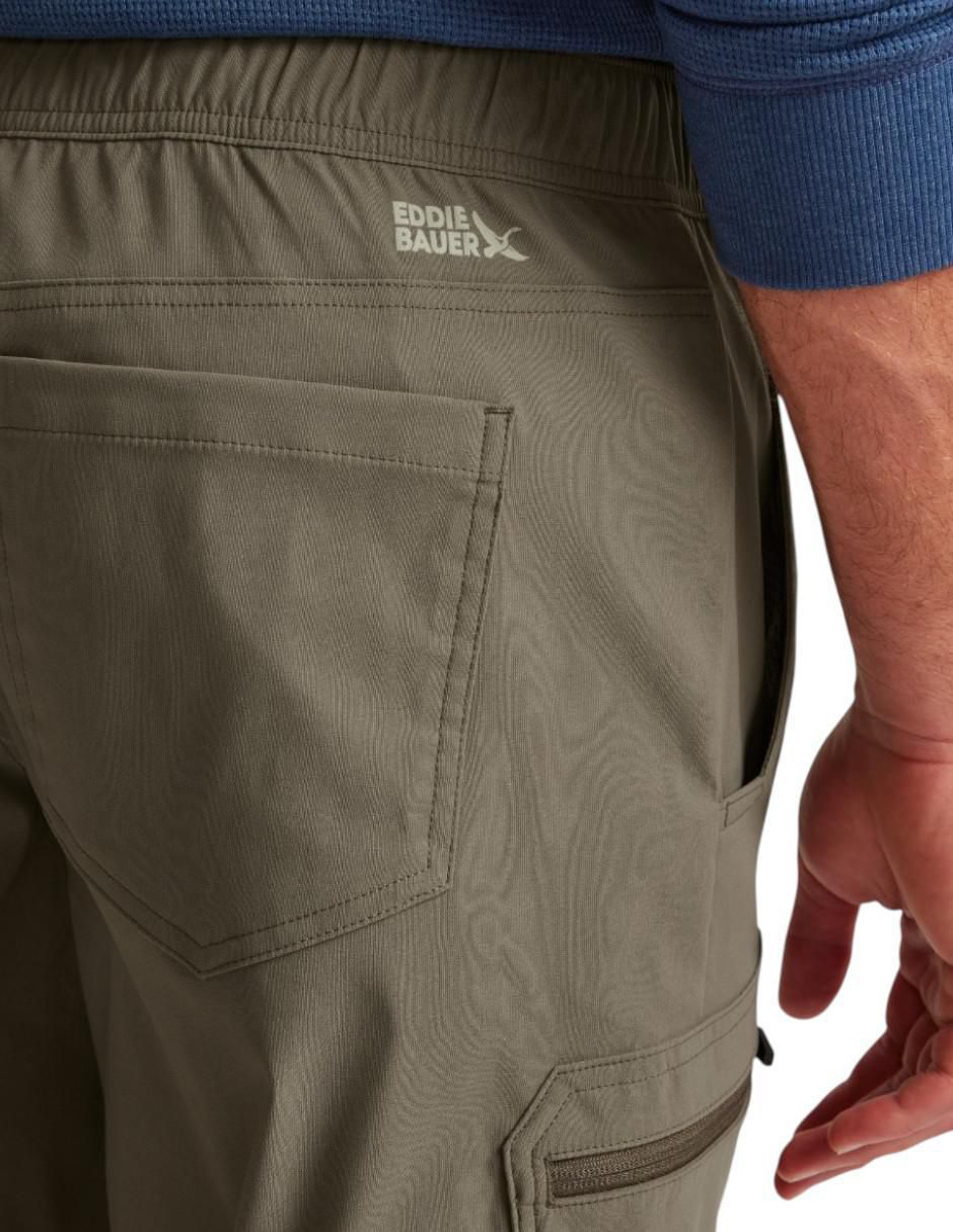 "pantalón" casual jogger straight eddie bauer "de" nylon "para hombre"