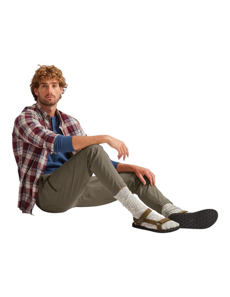 "pantalón" casual jogger straight eddie bauer "de" nylon "para hombre"