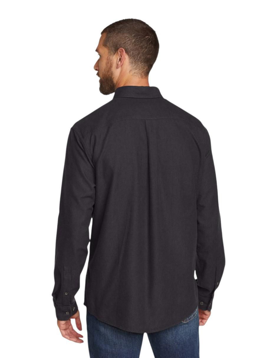 Camisa casual de algodón manga larga para hombre 2