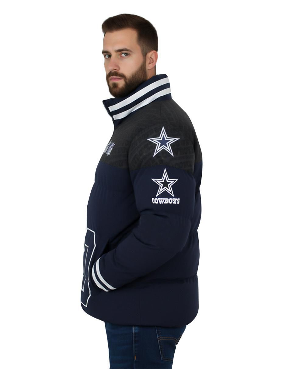 Chamarra acolchada Dallas Cowboys con bolsillos para hombre 5