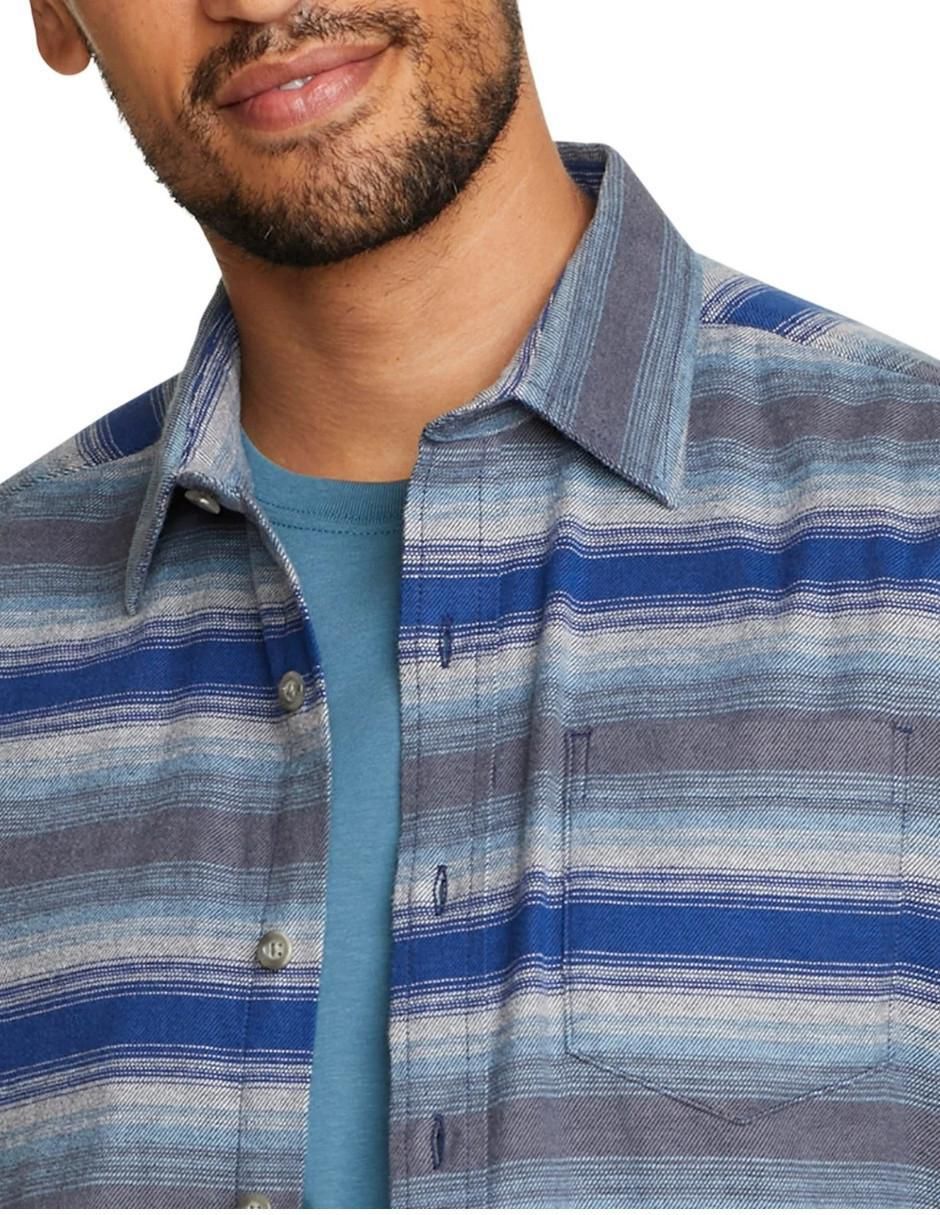 Camisa casual manga larga para hombre 3