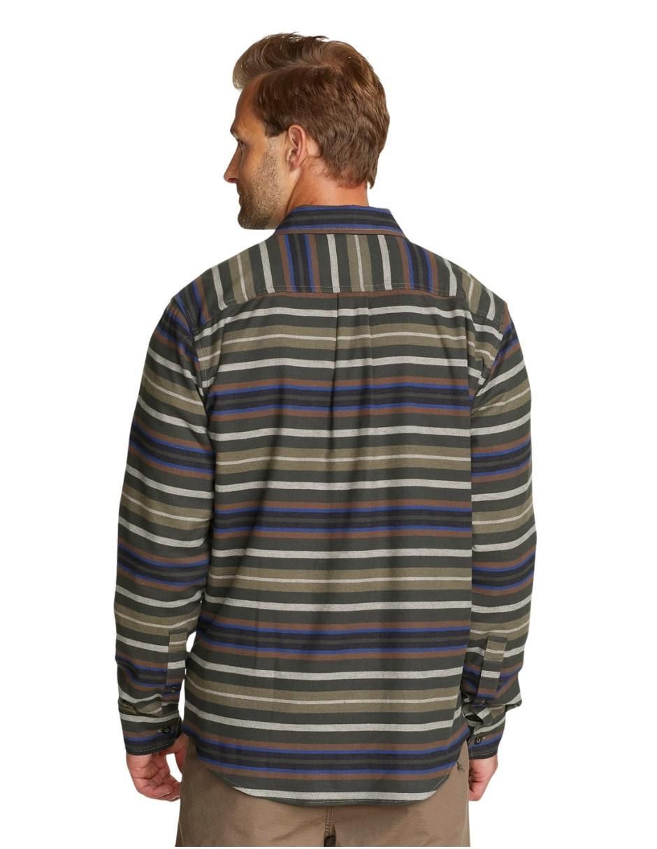 "camisa/sobrecamisa" casual eddie bauer "de" (si aplica) algodón y spandex "manga" larga "para hombre"