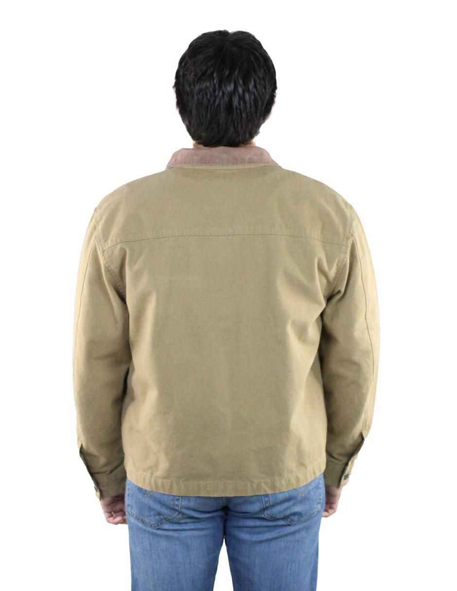 Chamarra casual con bolsillos para hombre 4