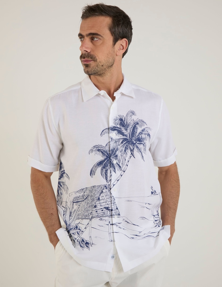 Camisa casual manga corta para hombre Camisa casual manga corta para hombre
