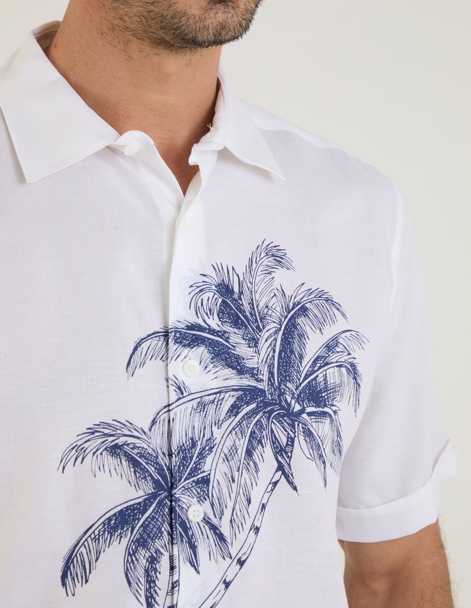 Camisa casual manga corta para hombre 3