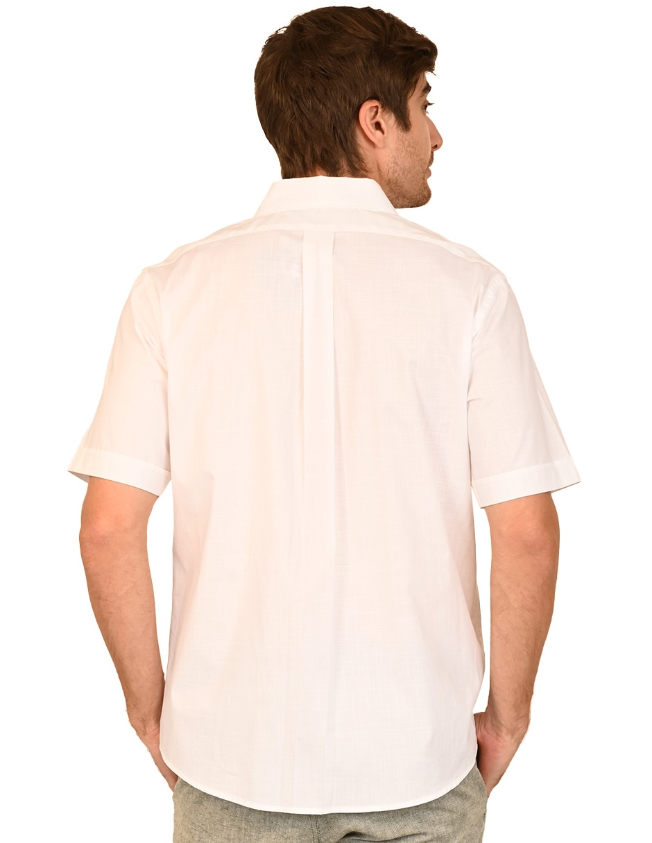 Camisa casual de algodón manga corta para hombre 3