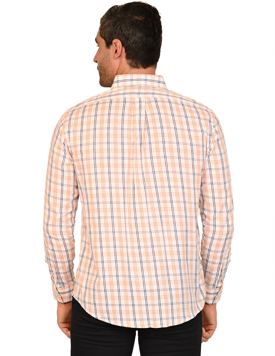 Camisa casual de algodón manga larga para hombre 3