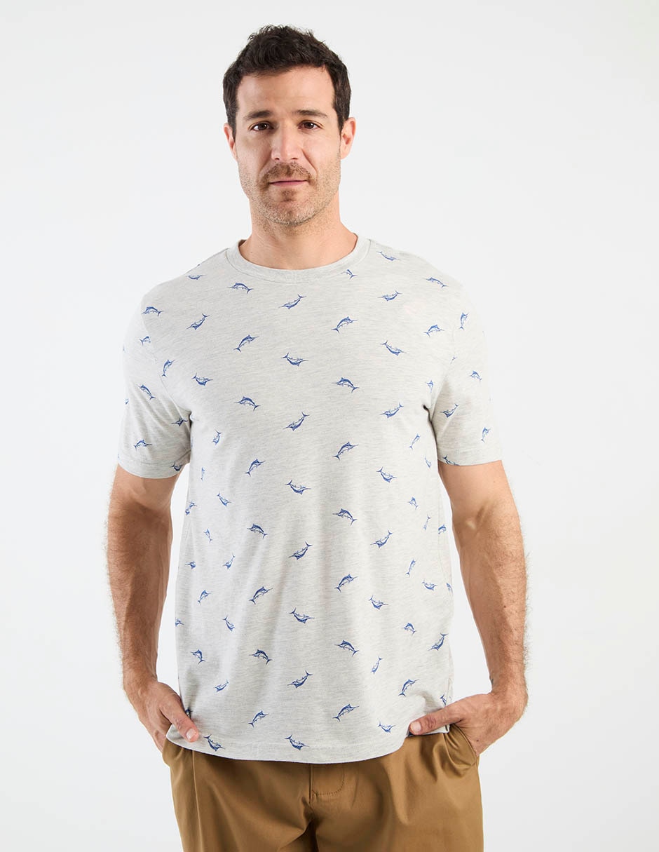 Playera cuello redondo para hombre