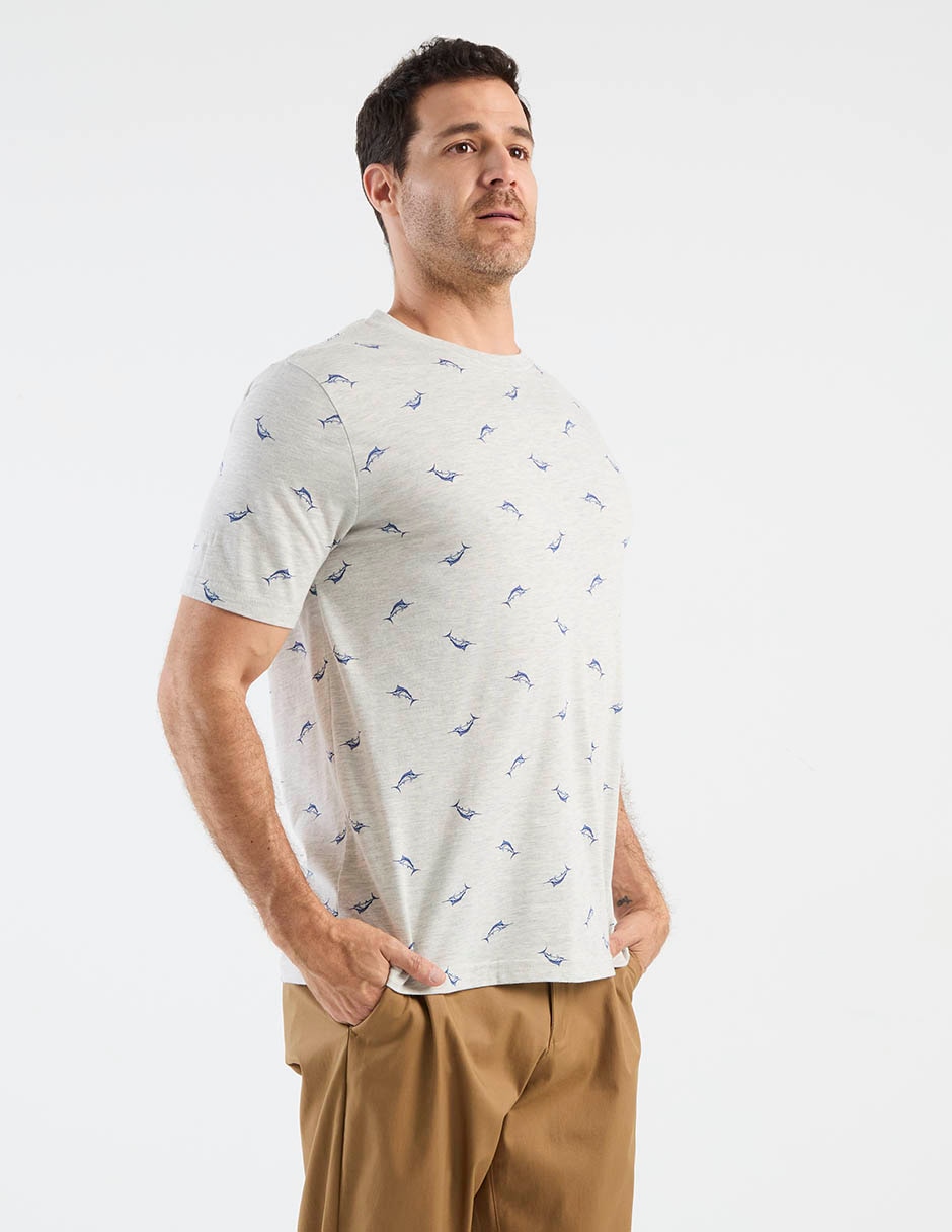 Playera cuello redondo para hombre 2