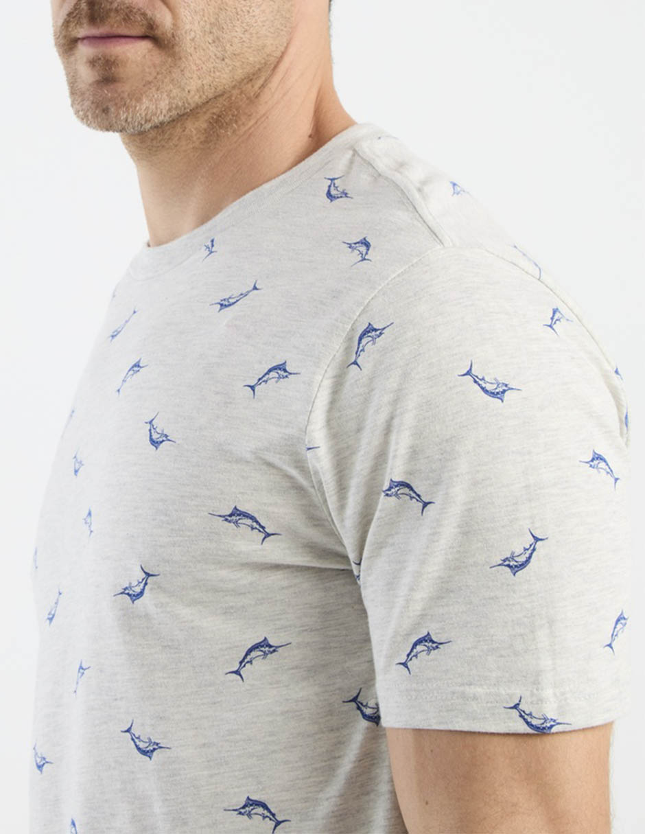 Playera cuello redondo para hombre 4