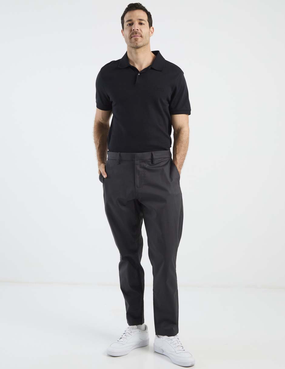 Pantalón casual chino slim de algodón para hombre 2