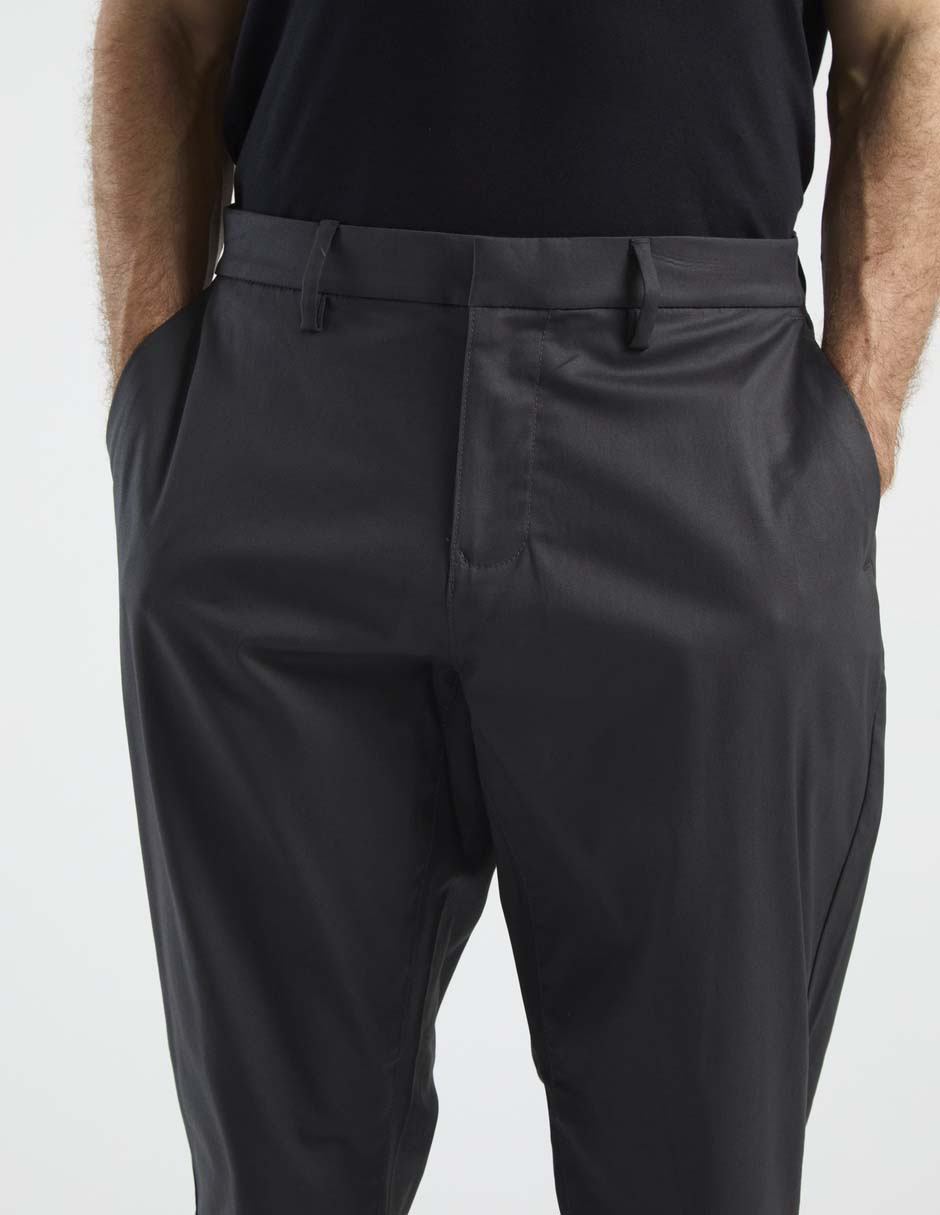 Pantalón casual chino slim de algodón para hombre 4