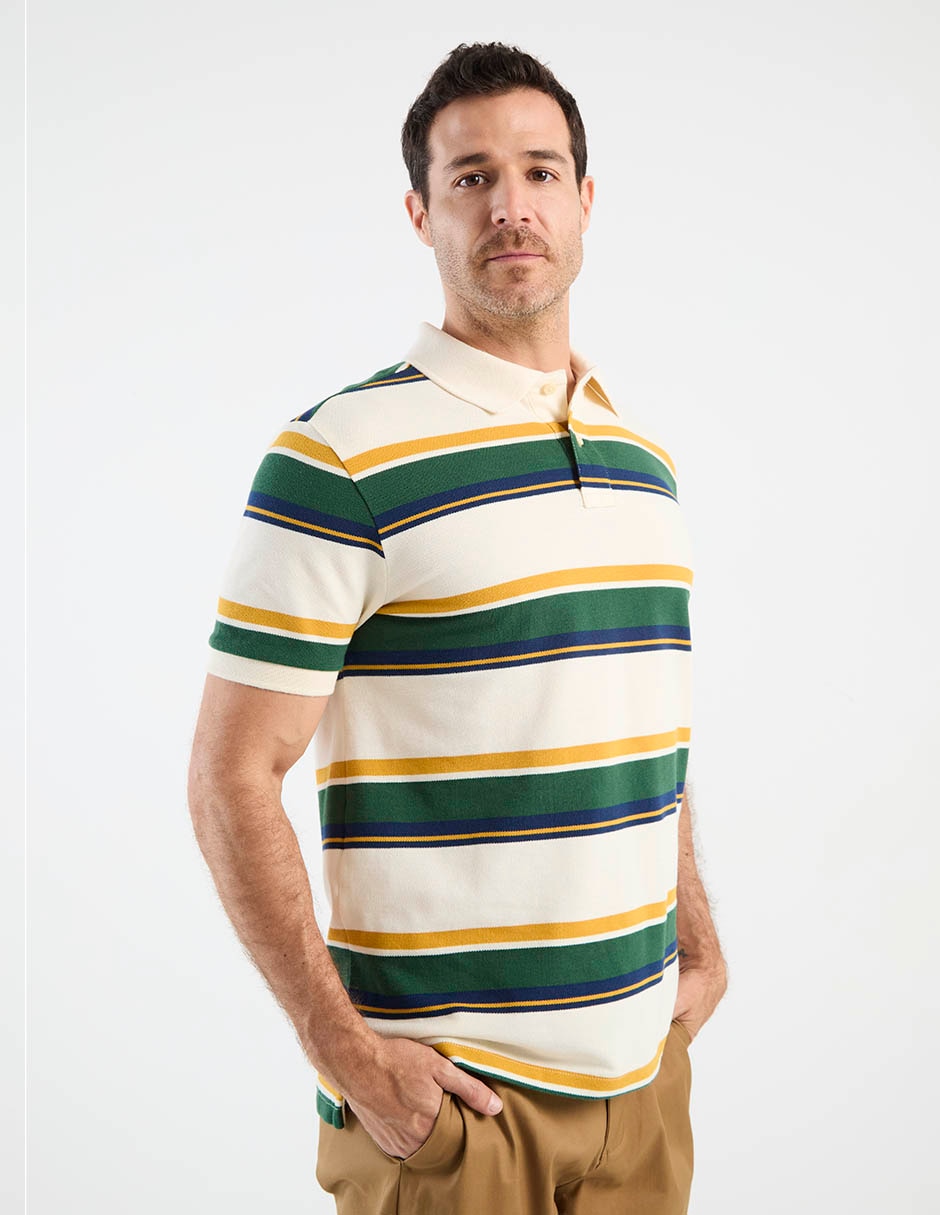 Playera tipo polo para hombre