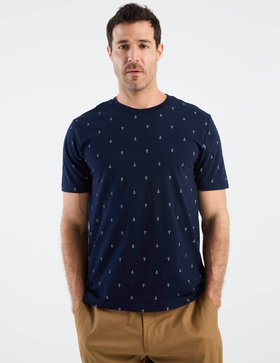 Playera cuello redondo para hombre