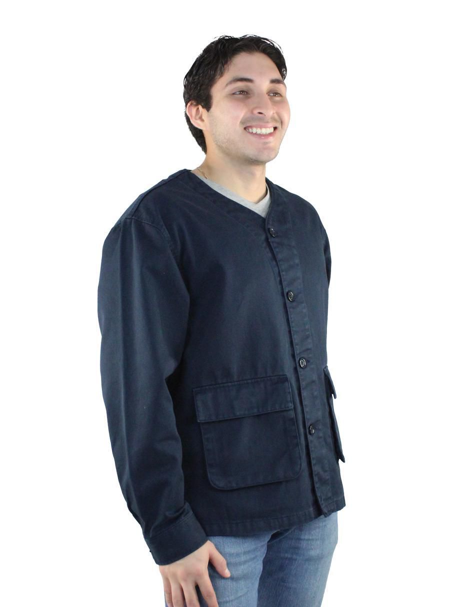 Chamarra casual con bolsillos para hombre 2