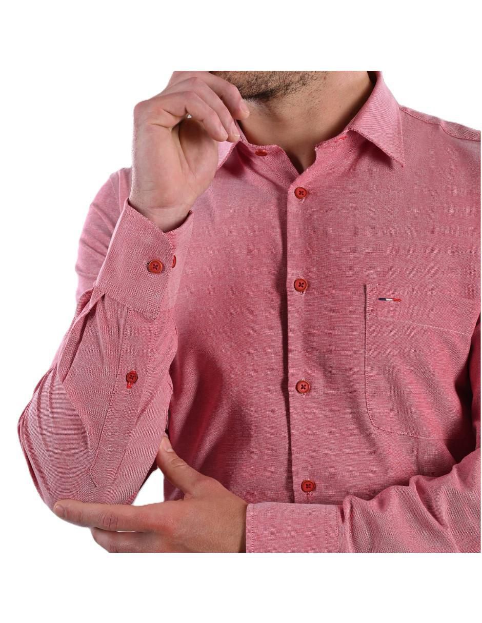 Camisa casual de algodón manga larga para hombre 4