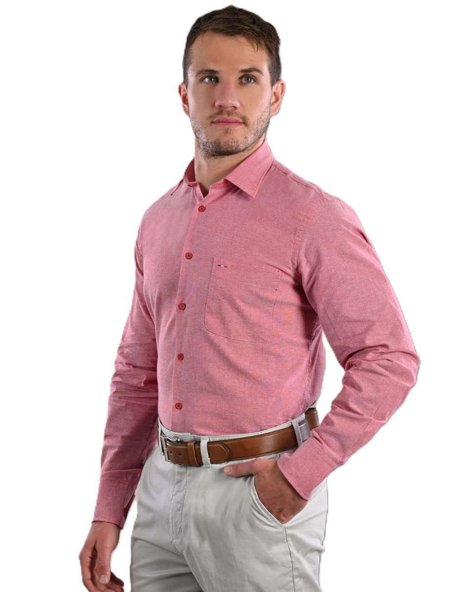 Camisa casual de algodón manga larga para hombre 5