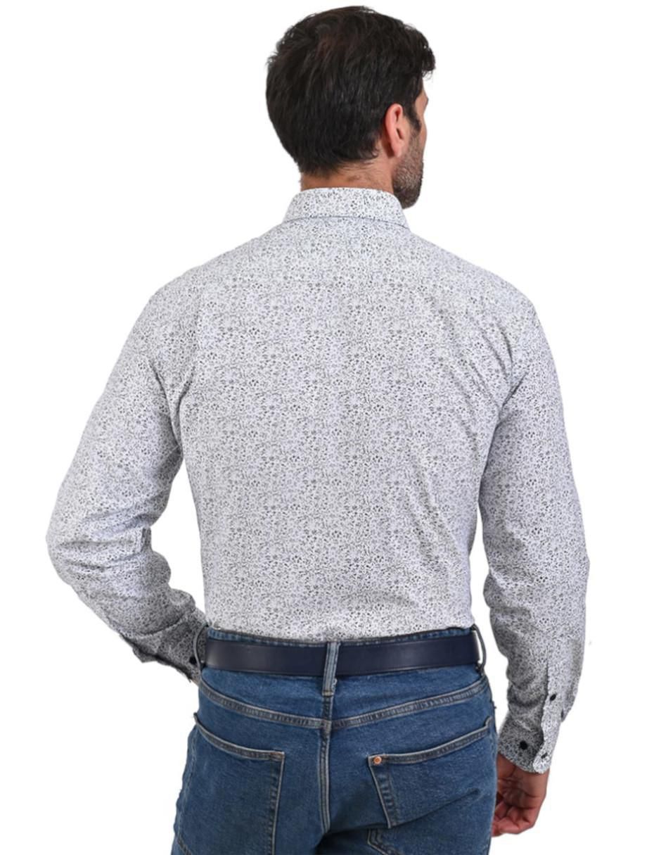 Camisa casual manga larga para hombre 3