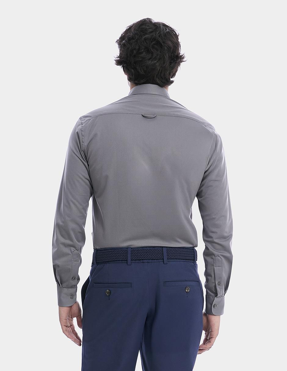 "camisa/sobrecamisa" business casual vittorio forti "de" (si aplica) poliéster "manga" larga "para hombre"