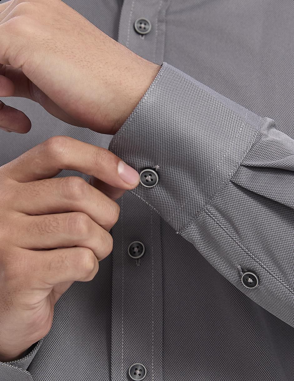 "camisa/sobrecamisa" business casual vittorio forti "de" (si aplica) poliéster "manga" larga "para hombre"