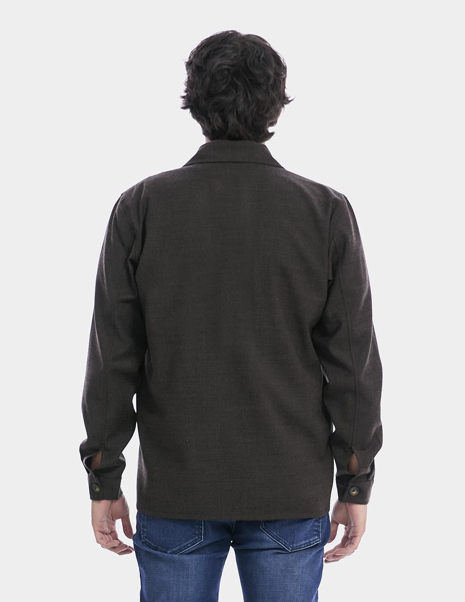 Sobrecamisa casual Vittorio Forti manga larga para hombre 4