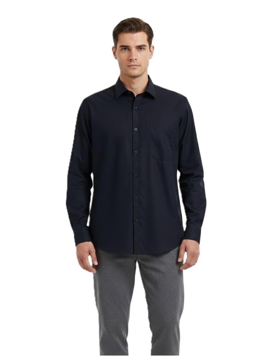 Camisa casual manga larga para hombre