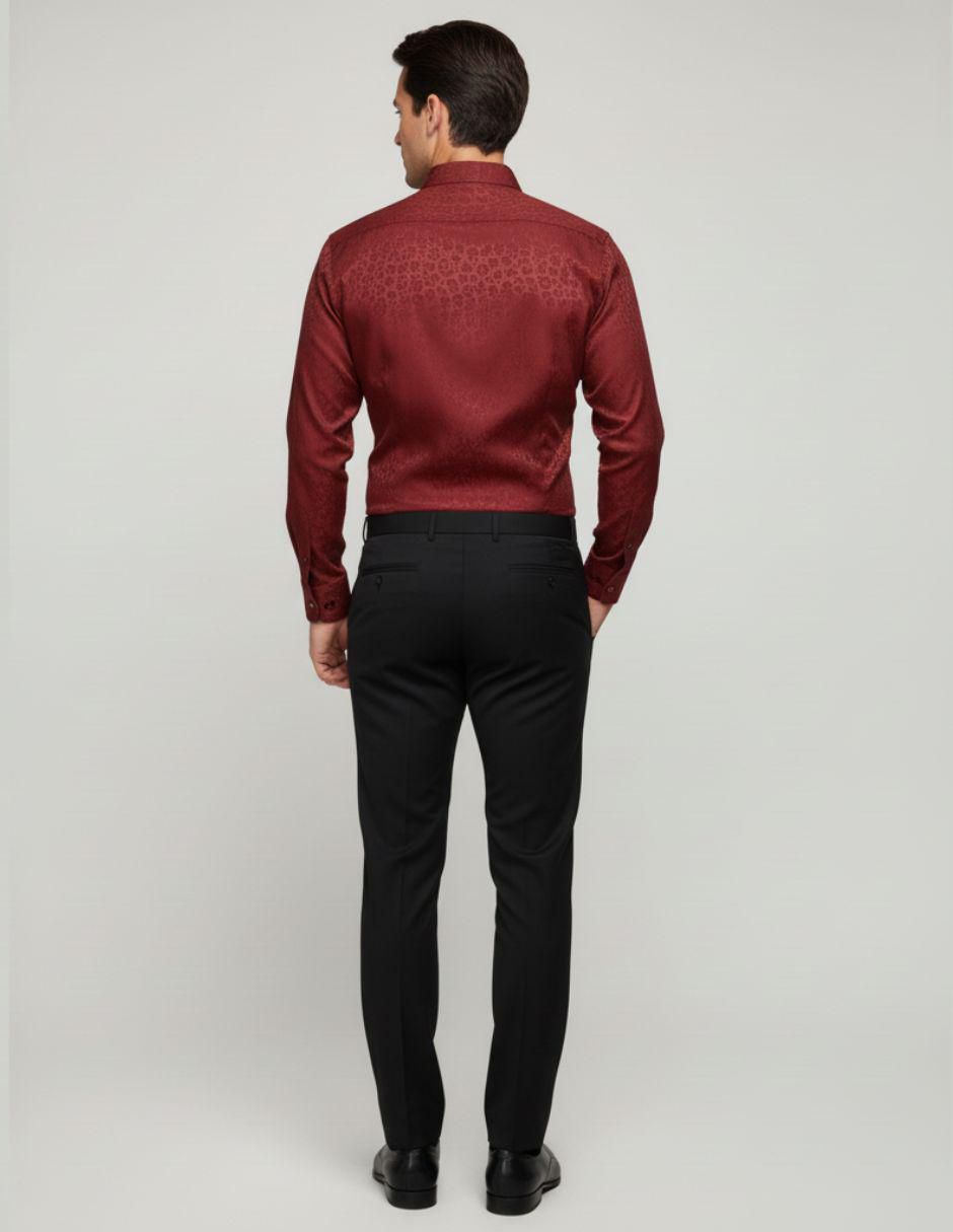 Camisa casual manga larga para hombre 3