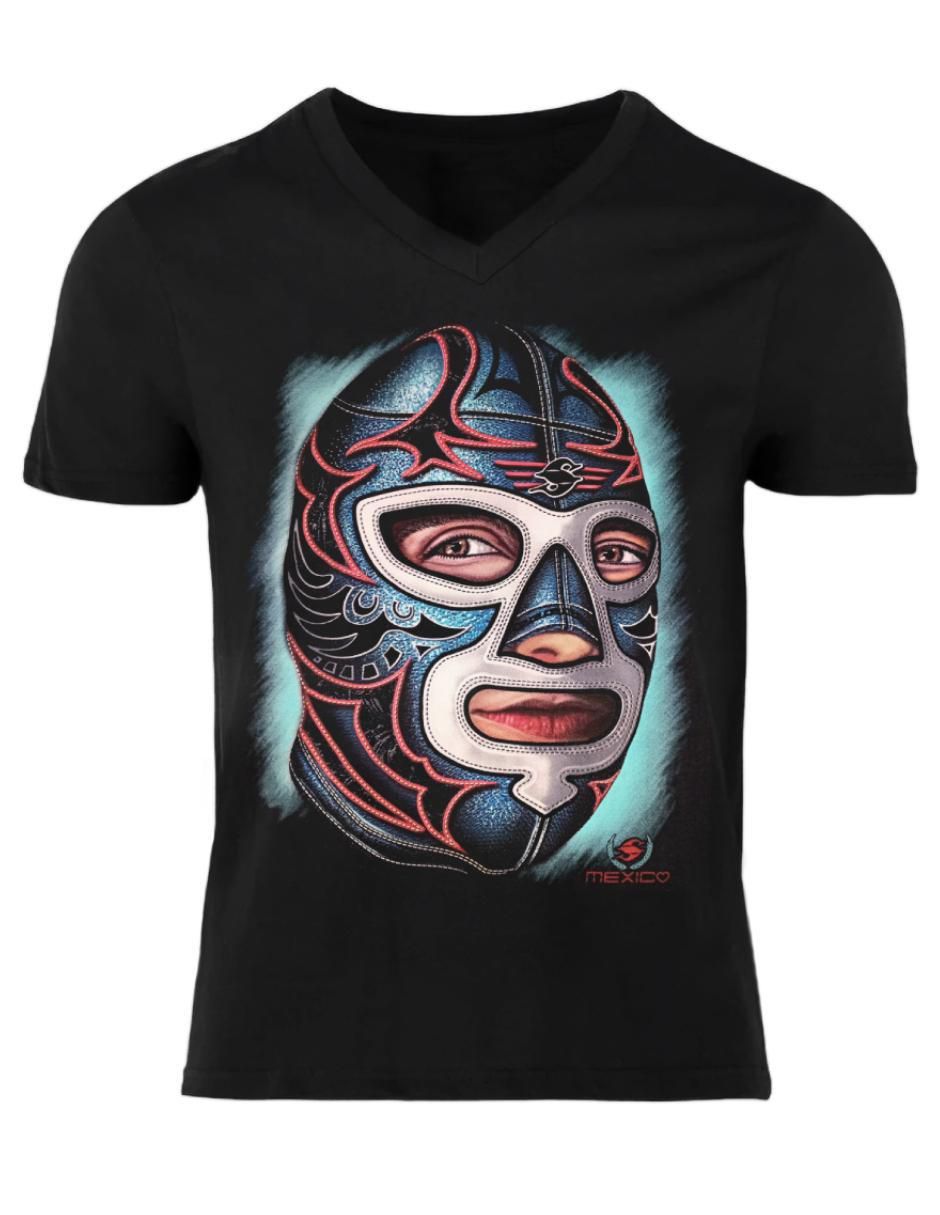 Playera cuello V para hombre 2