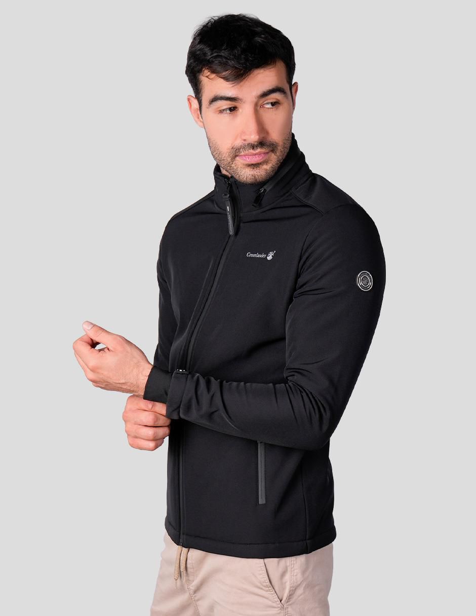 Chamarra casual impermeable capucha desmontable para hombre 3