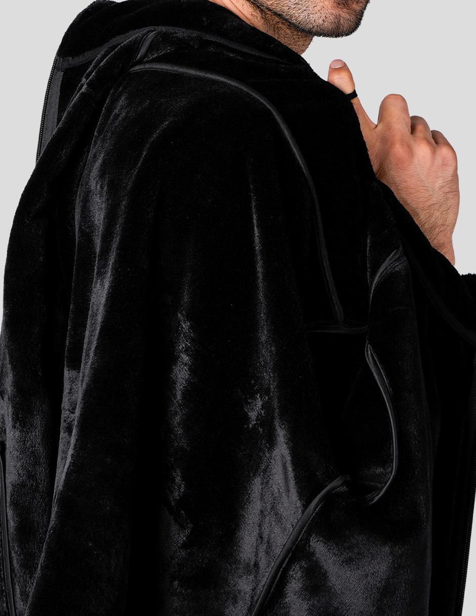 Chamarra casual impermeable capucha desmontable para hombre 6