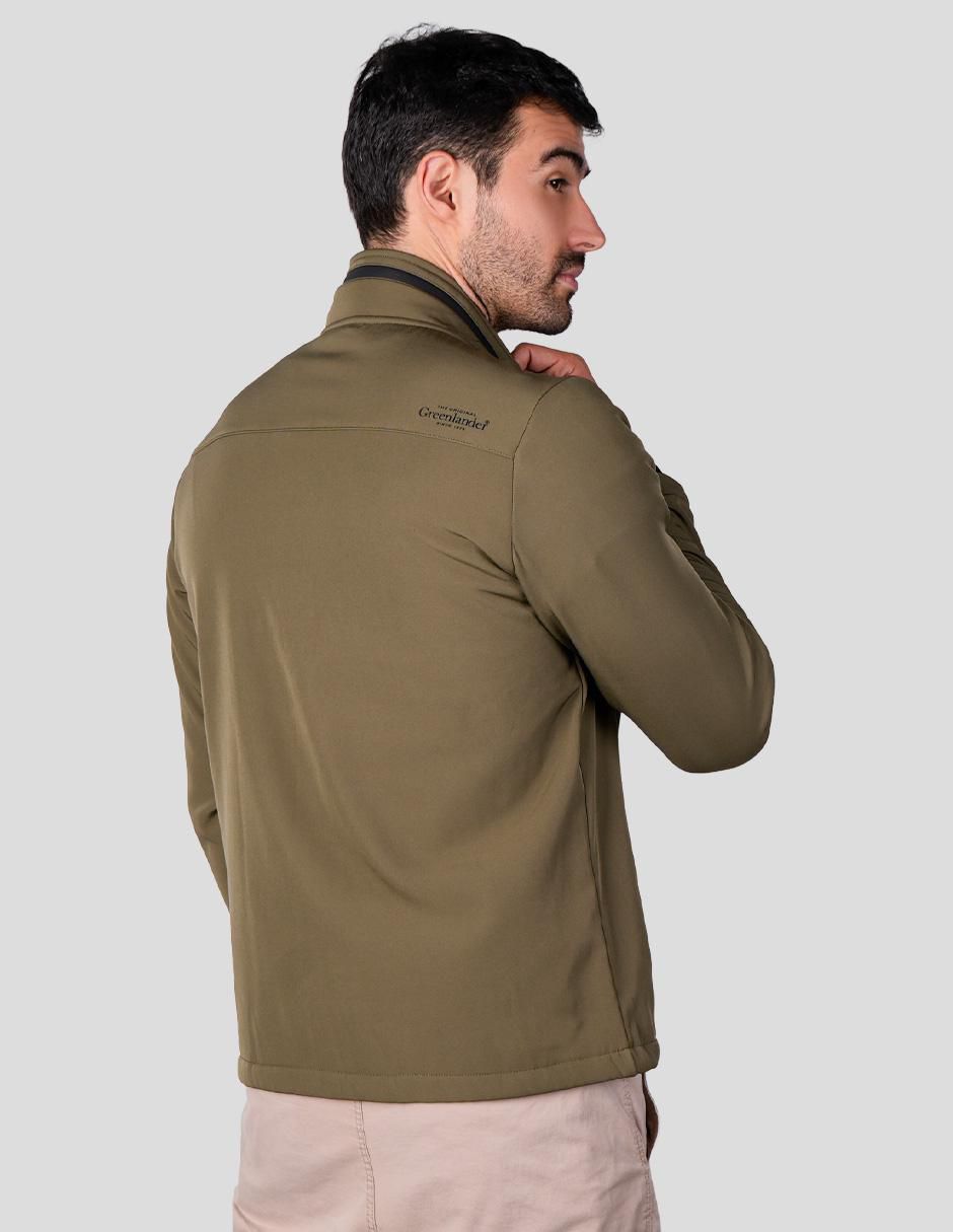 Chamarra casual Greenlander impermeable capucha desmontable para hombre