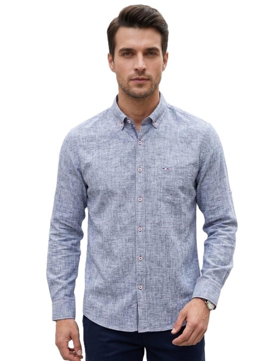 Camisa casual manga larga para hombre Camisa casual manga larga para hombre