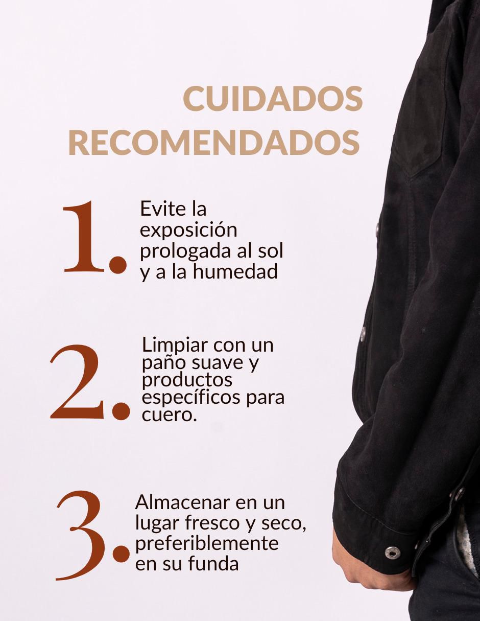 Sobrecamisa casual de piel manga larga para hombre 6