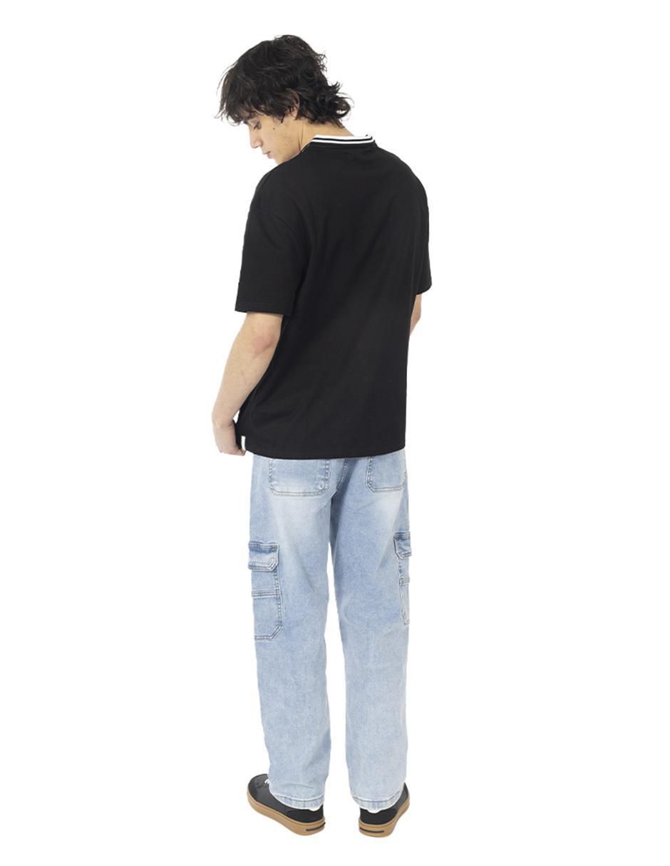 Jeans cargo baggy para hombre 3
