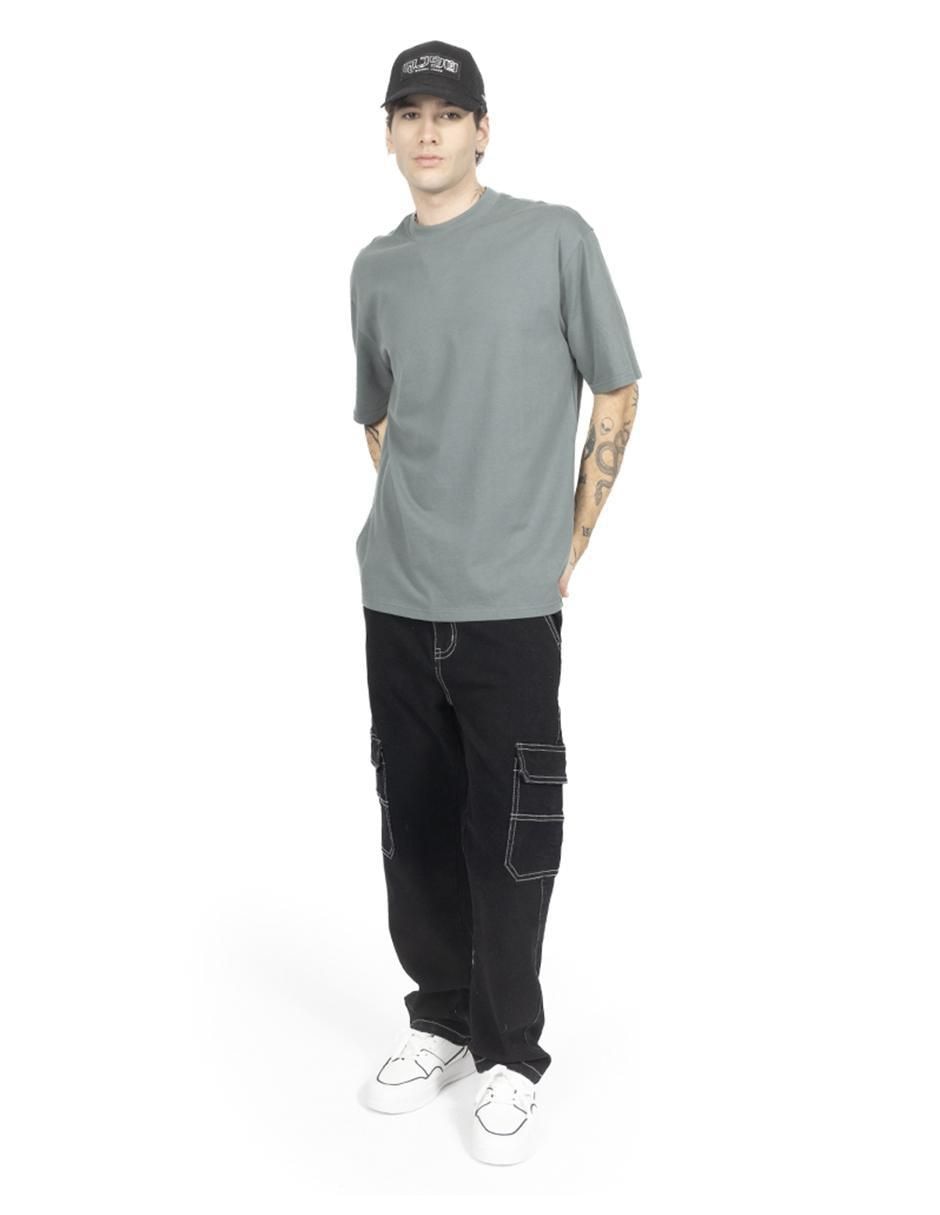 "jeans" cargo baggy quarry para hombre de bolsillos con tapa qc210871 "lavado" ninguno "para hombre"