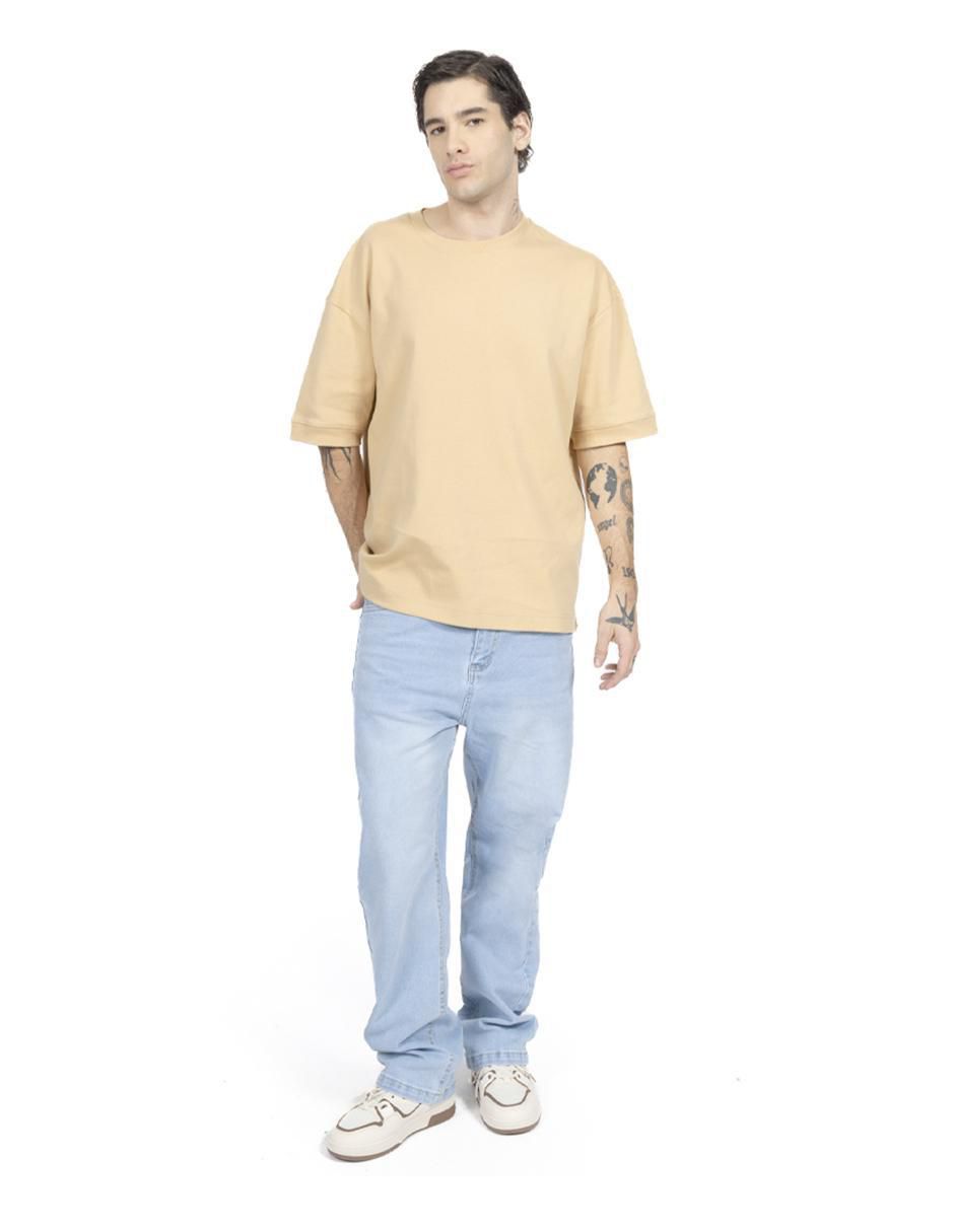 Jeans cargo baggy para hombre 4