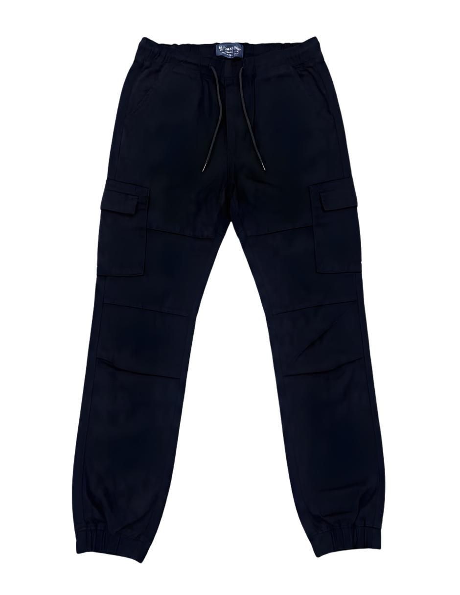 Pantalón casual jogger de gabardina para hombre 2
