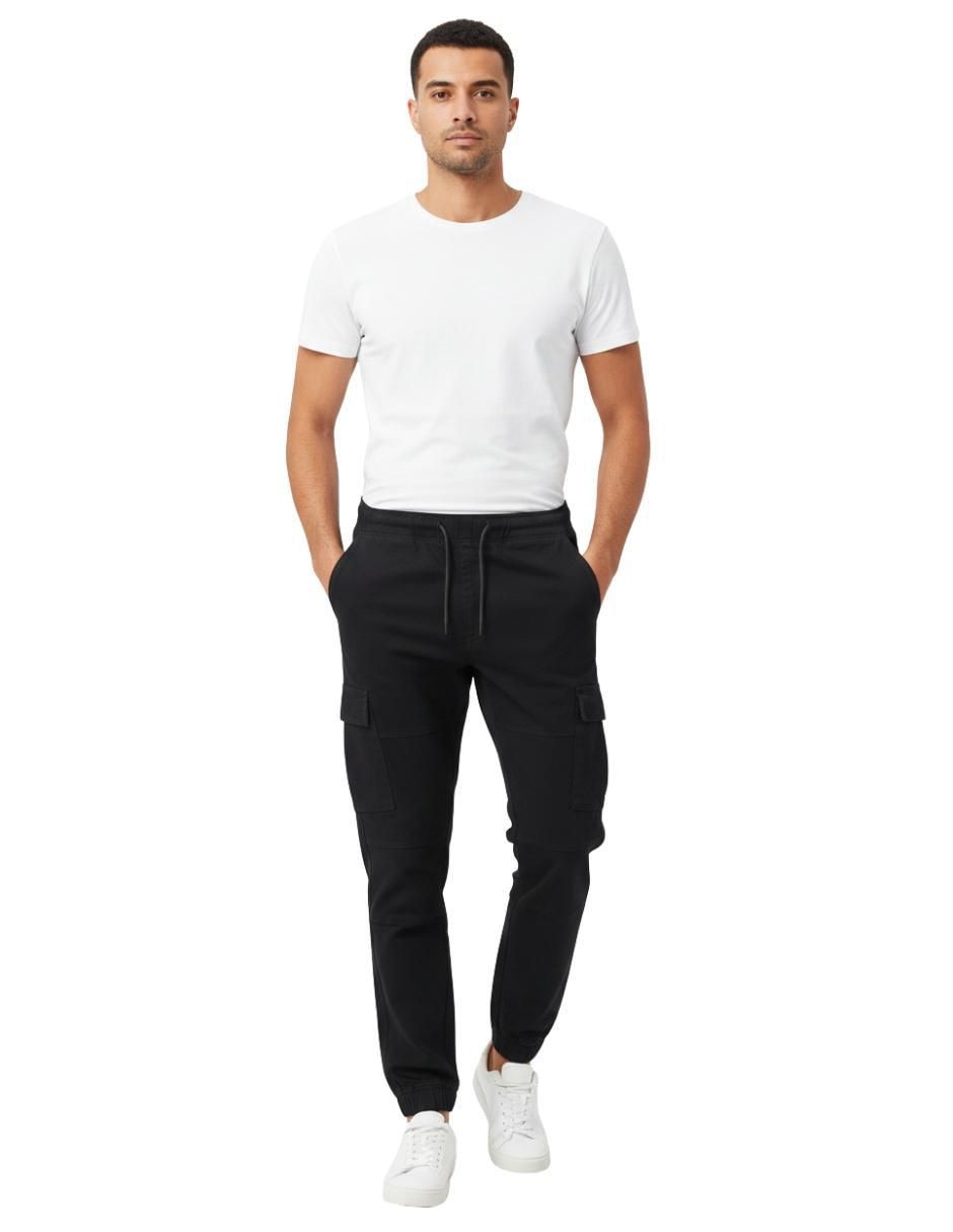 Pantalón casual jogger de gabardina para hombre Pantalón casual jogger de gabardina para hombre