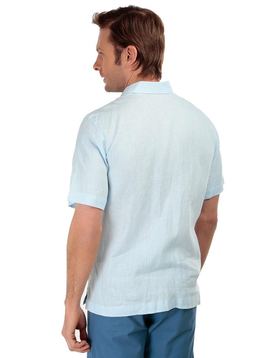 Guayabera manga corta para hombre 3