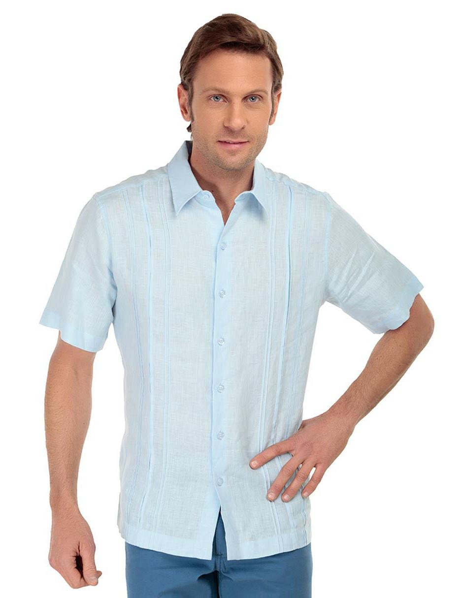 Guayabera manga corta para hombre